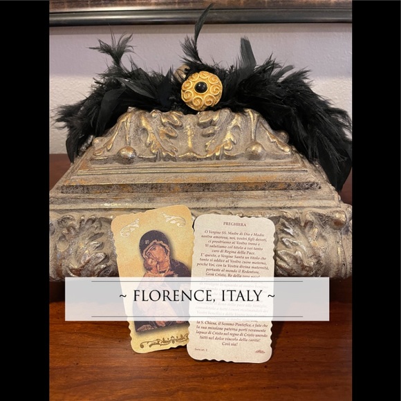 ~ FLORENCE, ITALY ~ Madonna & Child Prayer Cards - Picture 1 of 2